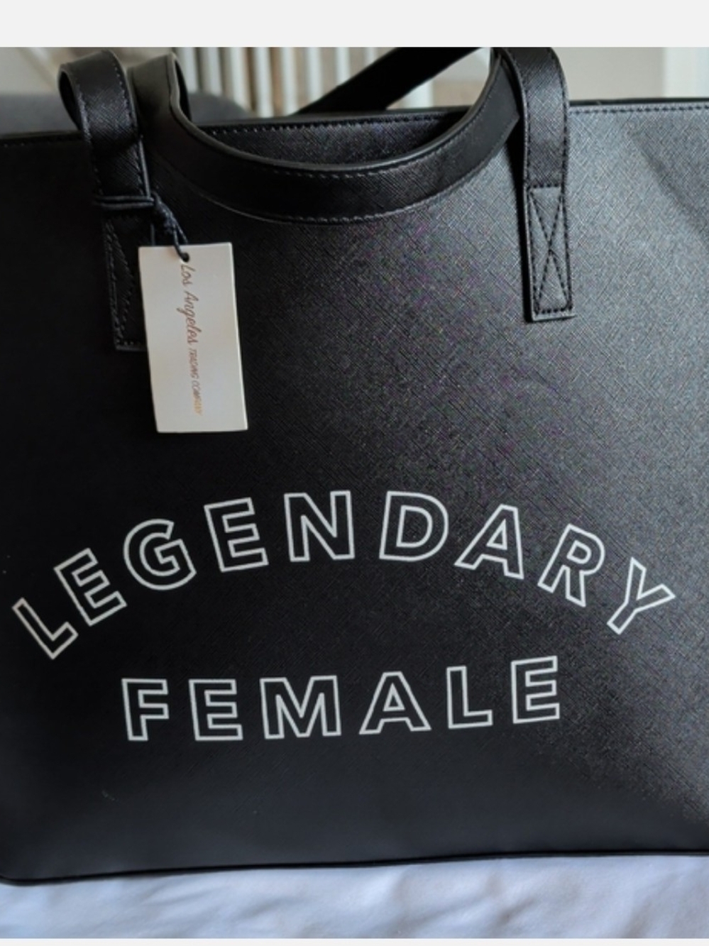 Legendary Female Black Tote Bag